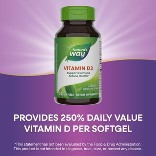 Foto 5 | Foto 5 | Suplemento De Vitamina D3 Extra Strength De Nature's Way 2000 Ui - Venta Internacional.