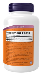 Foto 2 | Foto 2 | Suplementos Now Foods Coq10 60 Mg Grado Farmacéutico 180 Cápsulas - Venta Internacional.