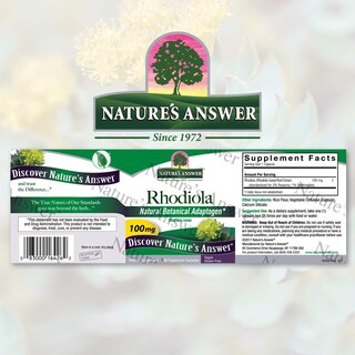 Foto 2 | Foto 2 | Suplemento Nature's Answer De Raíz De Rodiola 100 Mg 60 Cápsulas - Venta Internacional.