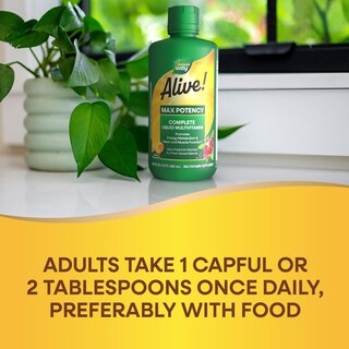 Foto 5 | Foto 5 | Multivitamínico Líquido Nature's Way Alive! Potencia Máxima: 900 Ml - Venta Internacional.
