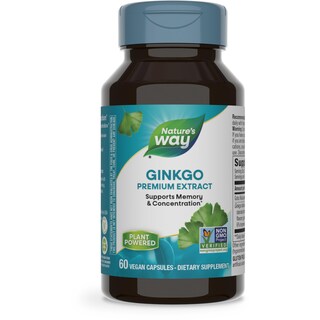 Foto 1 | Foto 1 | Suplemento De Extracto Premium De Ginkgo De Nature's Way 60 Cápsulas - Venta Internacional.