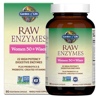 Foto 1 | Foto 1 | Enzimas Digestivas Garden Of Life 22 Mujeres 50+ 90 Cápsulas - Venta Internacional.