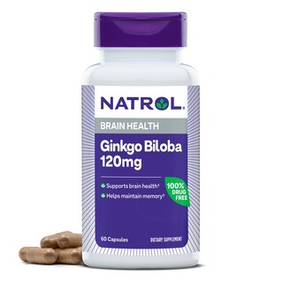 Foto 1 | Foto 1 | Suplemento Natrol Brain Health Ginkgo Biloba 120 Mg 60 Cápsulas - Venta Internacional.
