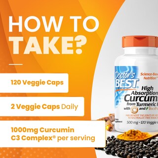 Foto 7 | Foto 7 | Suplemento Doctor's Best De Curcumina De Alta Absorción 500 Mg - Venta Internacional.