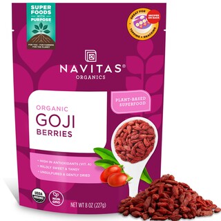 Foto 1 | Foto 1 | Bayas De Goji Navitas Organics Bolsa De 240 Ml 8 Porciones Orgánicas - Venta Internacional.