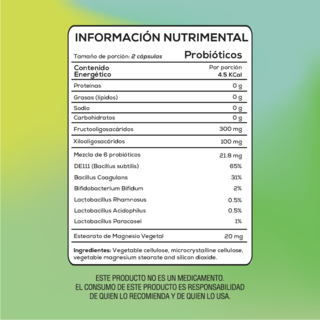Foto 7 | Foto 7 | Vitday Digestive Balance Probióticos 90 Cápsulas Vegetales