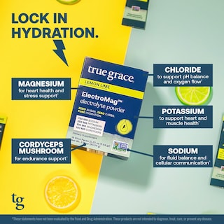Foto 6 | Foto 6 | Electrolito En Polvo True Grace Electromag Lemon Lime 32 Porciones - Venta Internacional.