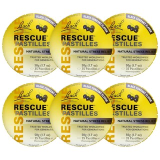 Foto 1 | Foto 1 | Pastilles Rescue Bach De Grosella Negra 50 G Paquete De 6 - Venta Internacional.