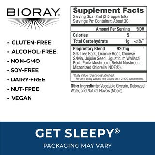Foto 2 | Foto 2 | Suplemento Bioray Daily Get Sleepy Relaxation 60 Ml - Venta Internacional.