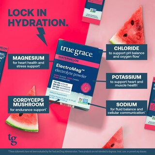 Foto 6 | Foto 6 | Polvo Electrolítico True Grace Electromag Watermelon 16x20ml - Venta Internacional.