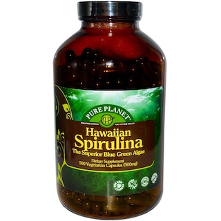 Foto 1 | Foto 1 | Suplemento Pure Planet Spirulina 500 Mg 500 Cápsulas Vegetarianas - Venta Internacional.