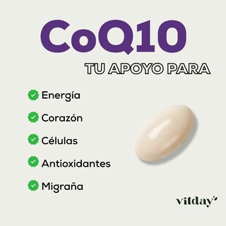Foto 2 | Foto 2 | Vitday Mindful Cognition Coenzima Q10 90 Cápsulas Vegetales