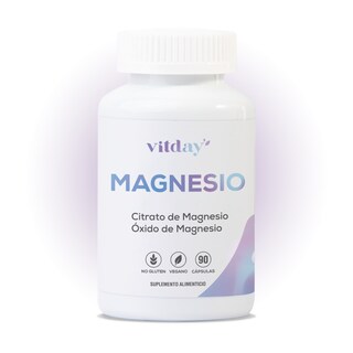 Foto 1 | Foto 1 | Magnesio Citrato Vitday 90 Cápsulas