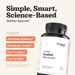 Foto 2 | Foto 2 | Suplemento Wholesome Story Myo-inositol 2000 Mg 120 Cápsulas - Venta Internacional.