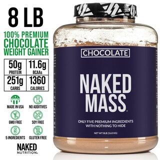 Foto 3 | Foto 3 | Weight Gainer Protein Powder Naked Chocolate Mass Gainer 3.6 Kg - Venta Internacional.