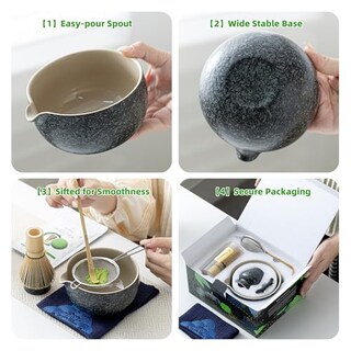 Foto 3 | Foto 3 | Juego De Batidores Para Matcha Teanagoo Color Negro 7 Unidades Para Ceremonia Con Cuenco - Venta Internacional.