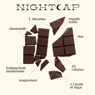 Foto 5 | Foto 5 | Chocolate Nightcap Paquete De 2 Chocolates Funcionales Con Hongos - Venta Internacional.