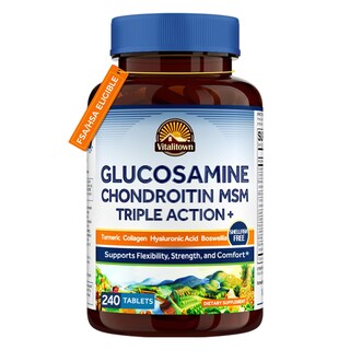 Foto 1 | Foto 1 | Suplemento Vitalitown Glucosamina Condroitina Msm 240 Tabletas - Venta Internacional.