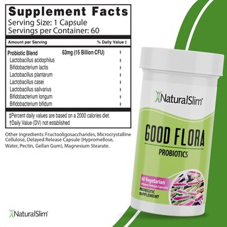 Foto 2 | Foto 2 | Suplementos Nutricionales Probióticos Naturalslim Good Flora 60 Cápsulas - Venta Internacional.
