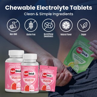 Foto 4 | Foto 4 | Electrolyte Fastchews Saltstick 120 Sabor Sandía - Venta Internacional.