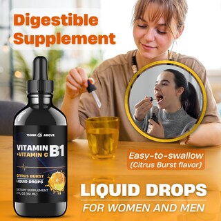 Foto 4 | Foto 4 | Suplemento Think Above De Vitamina B1 Y Vitamina C 60 Ml (paquete De 2) - Venta Internacional.