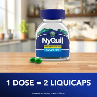 Foto 6 | Foto 6 | Medicine Vicks Nyquil Ultraconcentrado Para Resfríos Y Gripe 48 Liquicaps - Venta Internacional.