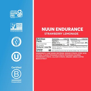 Foto 5 | Foto 5 | Limonada De Fresa Nuun En Polvo Hydration Endurance 16 Raciones - Venta Internacional.