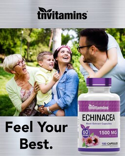 Foto 3 | Foto 3 | Suplemento De Vitaminas Y Equinácea En Cápsulas 1500 Mg 180 Cápsulas - Venta Internacional.