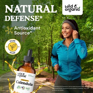 Foto 2 | Foto 2 | Suplemento De Tintura De Caléndula Silvestre Y Orgánica 120 Ml - Venta Internacional.