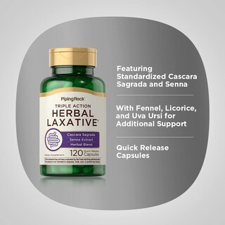 Foto 4 | Foto 4 | Suplemento Laxante Herbal Piping Rock 120 Cápsulas - Venta Internacional.