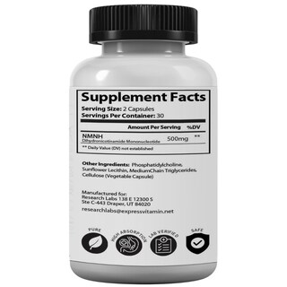Foto 5 | Foto 5 | Suplemento Research Labs Liposomal Nmnh 500 Mg 60 Cápsulas - Venta Internacional.