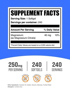 Foto 2 | Foto 2 | Suplemento De Magnesio Bulksupplements.com Citrato De Magnesio - Venta Internacional.