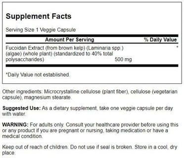 Foto 2 | Foto 2 | Suplemento Swanson Maximum Strength Fucoidan Extract 500 Mg - Venta Internacional.
