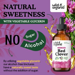 Foto 6 | Foto 6 | Suplemento De Tintura De Trébol Rojo Silvestre Y Orgánico 180 Ml 2 Meses - Venta Internacional.