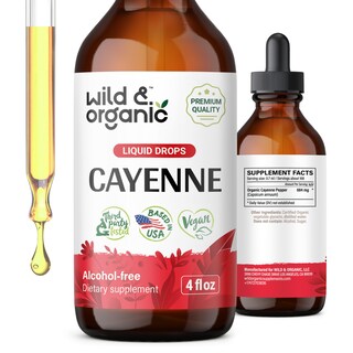 Foto 1 | Foto 1 | Suplemento De Tintura De Pimienta De Cayena Silvestre Y Orgánica 120 Ml - Venta Internacional.