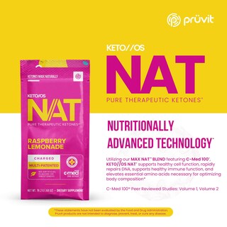 Foto 3 | Foto 3 | Suplemento De Limonada De Frambuesa Prüvit Keto//os Nat  20 Unidades - Venta Internacional.
