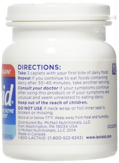 Foto 2 | Foto 2 | Medication Lactaid Original Comprimidos 120 Unidades (paquete De 3) - Venta Internacional.