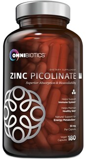 Foto 1 | Foto 1 | Suplemento Omnibiotics De Picolinato De Zinc 30 Mg 180 Cápsulas Veganas - Venta Internacional.