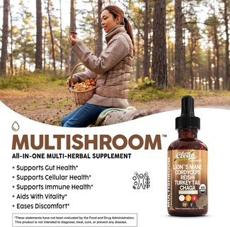 Foto 3 | Foto 3 | Gotas Líquidas Supplement Clean Nutra Multishroom 30 Ml - Venta Internacional.
