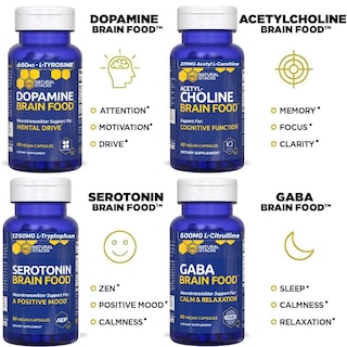Foto 6 | Foto 6 | Suplemento Natural Stacks Dopamine Brain Food 650 Mg 120 Cápsulas - Venta Internacional.