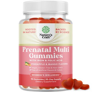 Foto 1 | Foto 1 | Gomitas Prenatales Natures Craft Veganas Con Hierro Y Ácido Fólico - Venta Internacional.