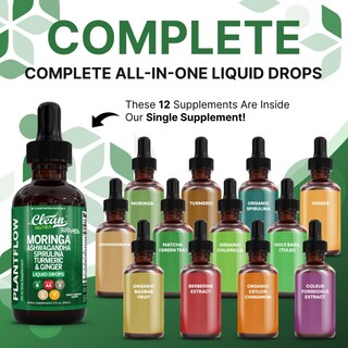 Foto 2 | Foto 2 | Suplemento Clean Nutra Moringa Con Ashwagandha Spirulina Chlorella - Venta Internacional.