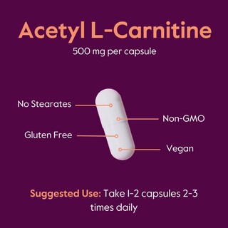 Foto 5 | Foto 5 | Suplemento Bestvite Acetil L-carnitina 500 Mg 240 Cápsulas - Venta Internacional.