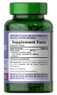 Foto 3 | Foto 3 | Suplemento De Extracto De Arándano Puritan's Pride 250 Mg - Venta Internacional.