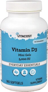 Foto 1 | Foto 1 | Suplemento Vitacost De Vitamina D3-5000 Ui 365 Cápsulas Blandas - Venta Internacional.
