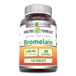 Foto 1 | Foto 1 | Suplemento Amazing Formulas De Bromelina 2000 Mg 120 Comprimidos - Venta Internacional.