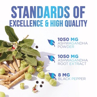 Foto 3 | Foto 3 | Suplemento Health Nutrition Naturals Ashwagandha 2100 Mg - Venta Internacional.