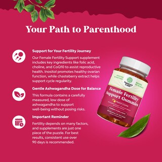 Foto 2 | Foto 2 | Gominolas Fertility Natures Craft Para Mujer Con Mioinositol 60s - Venta Internacional.