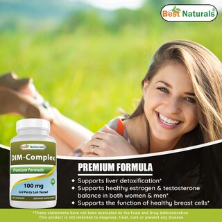 Foto 4 | Foto 4 | Suplemento Best Naturals Dim 100 Mg 120 Cápsulas - Venta Internacional.