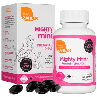 Foto 1 | Foto 1 | Vitamina Prenatal Zahler Mighty Mini Con Dha Y Folato 90 Cápsulas Blandas - Venta Internacional.